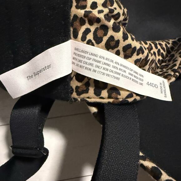 The Superstar T-Shirt Bra 44DD Leopard Print Lightly Lined Full Coverage - Picture 4 of 4